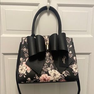 Black Floral Women's Bag